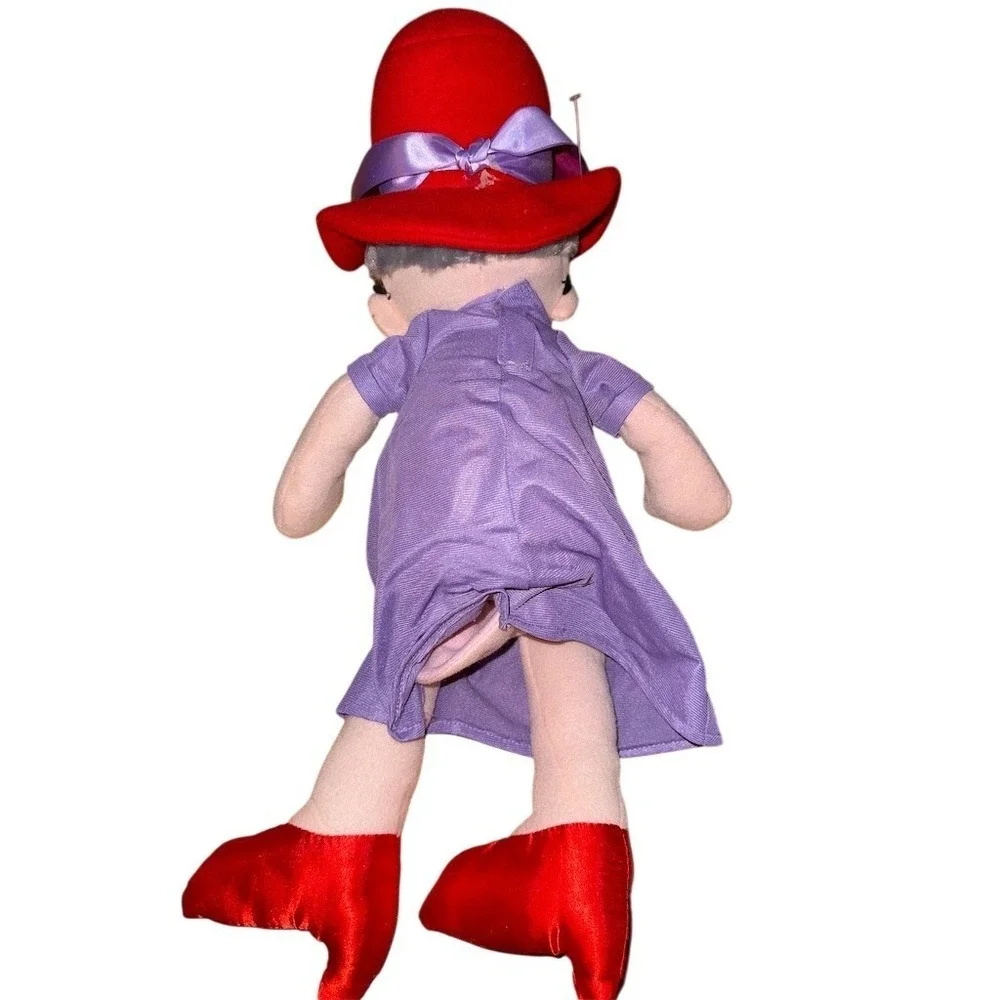 Red Hat society PBC International Sassy Grandma musical‎ Plush Doll Purple funny